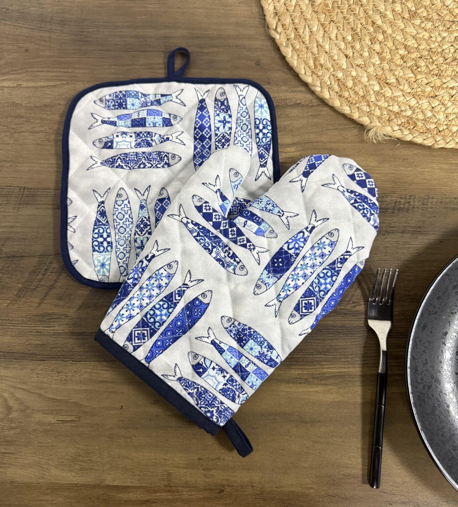 Набор кухонный Comfort Home Ethno fish перчатка/прихватка