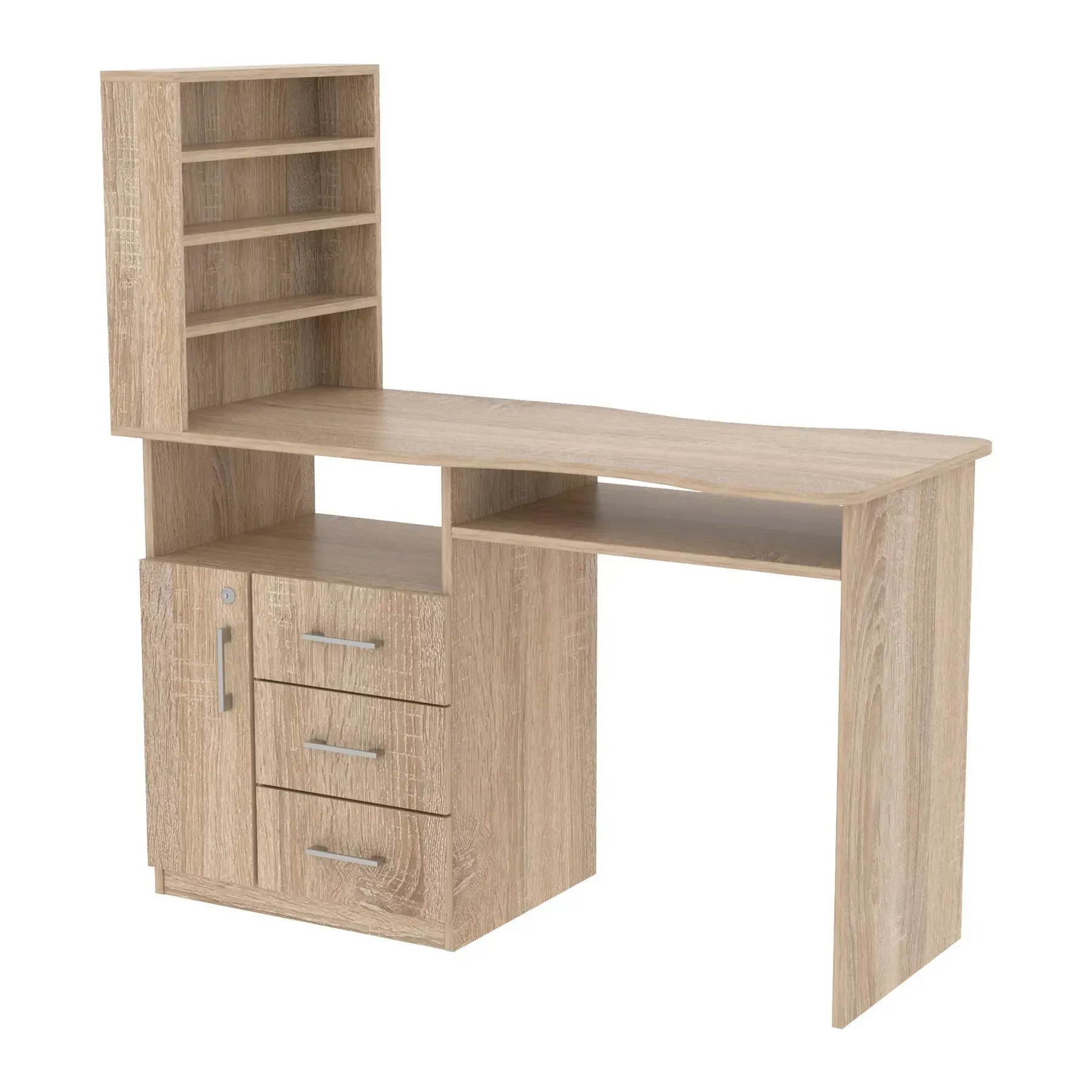 Стіл манікюрний Kontinent СМ-1 лівий 1230х550х1264 мм Дуб Сонома (29067949)