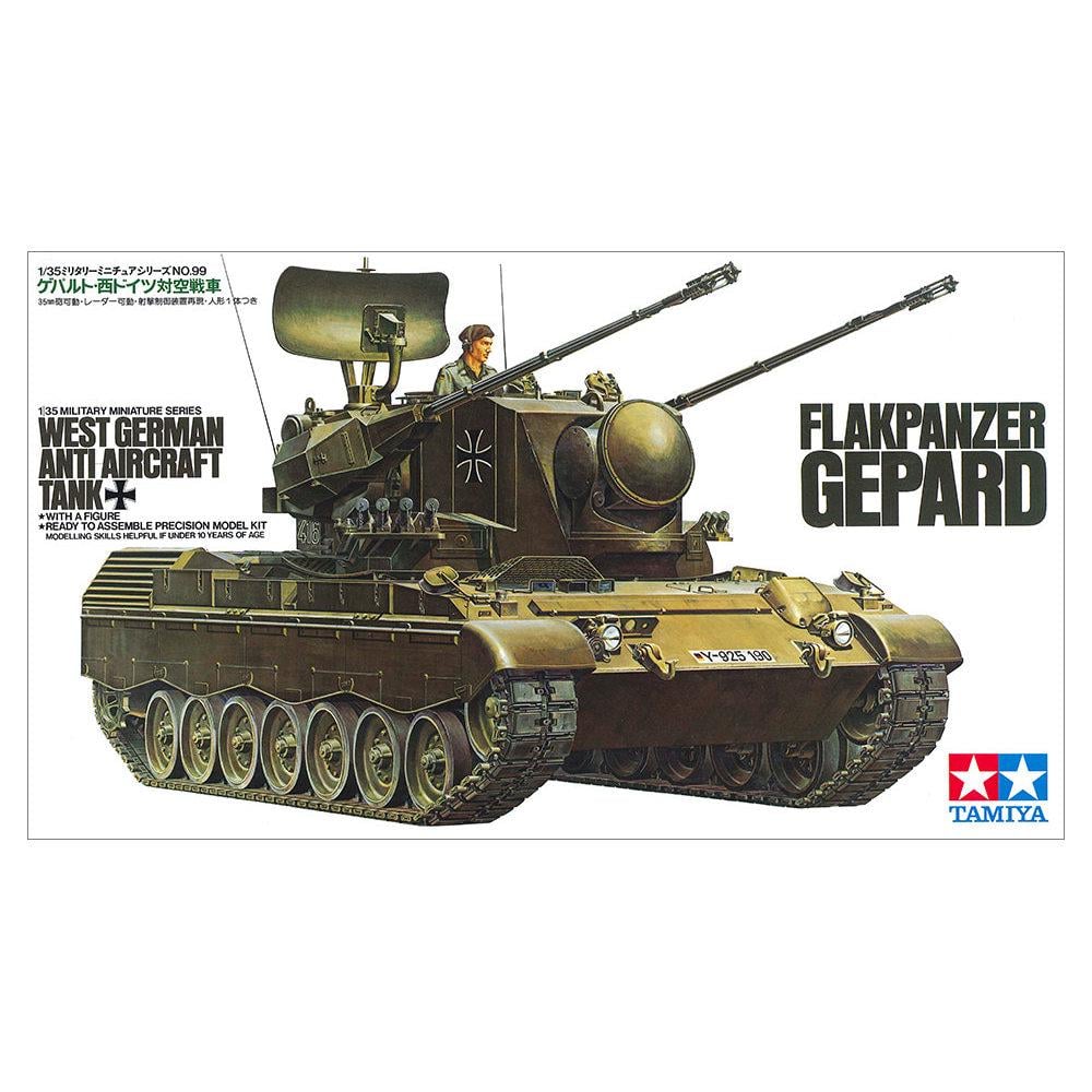Сборная модель Tamiya танк 1:35 Flakpanzer Gepard (35099-000)