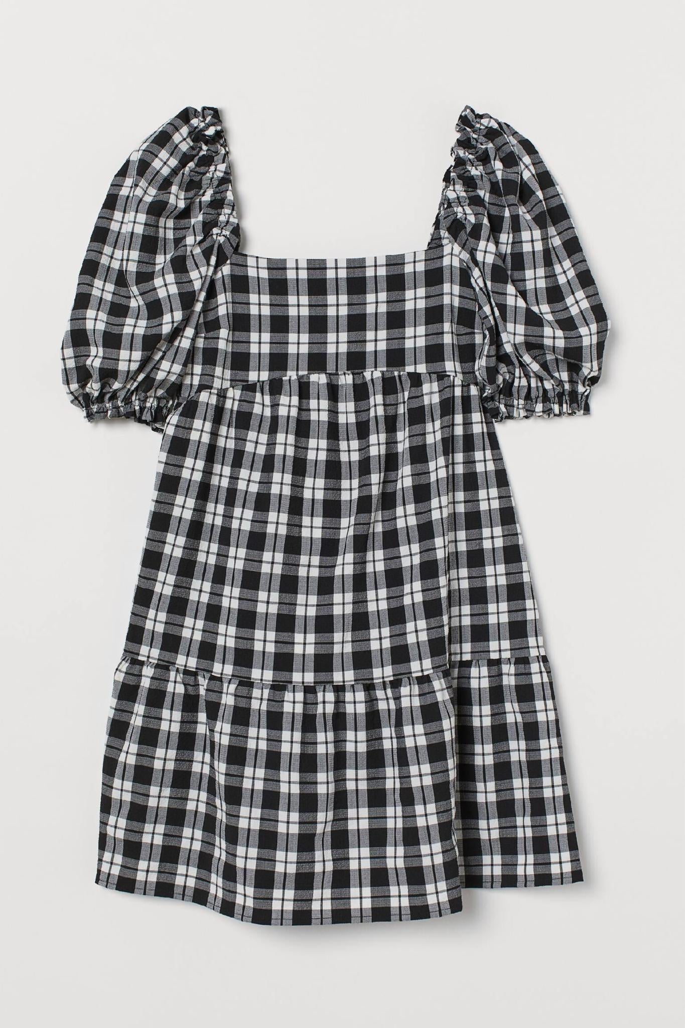 Сукня H&M Клітини р. 40 Чорно-білий (X904903868)