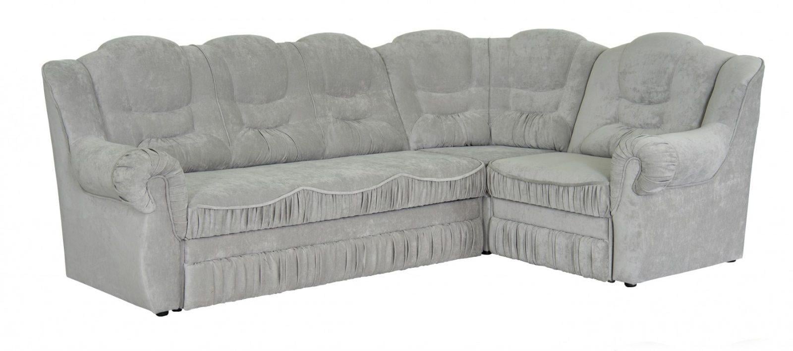 Диван угловой раскладной Мебель-Сервис Мадрид дельфин ДСП/дерево ткань Кордрой Cерый