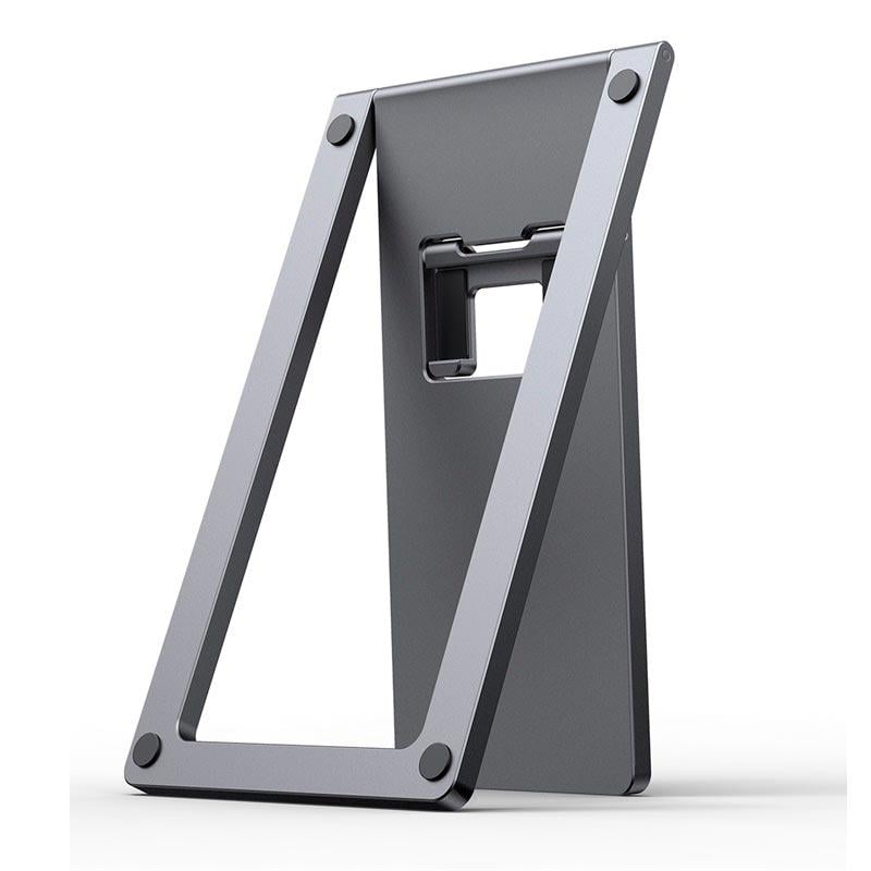 Держатель для телефона BASEUS LUKP000013 Foldable Metal Desktop Holder Grey (575677) - фото 4