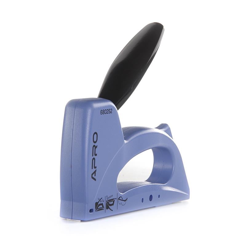 Степлер рессорний для скоб Apro 6-10 мм пластиковий корпус (680252)