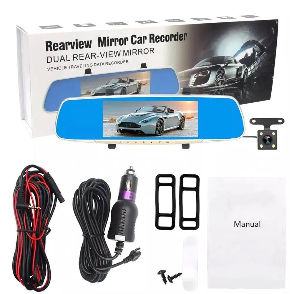 Зеркало видеорегистратор сенсорное 7" 1920x1080 (V10) - фото 3 Зеркало видеорегистратор сенсорное 7" 1920x1080 (V10) - фото 3