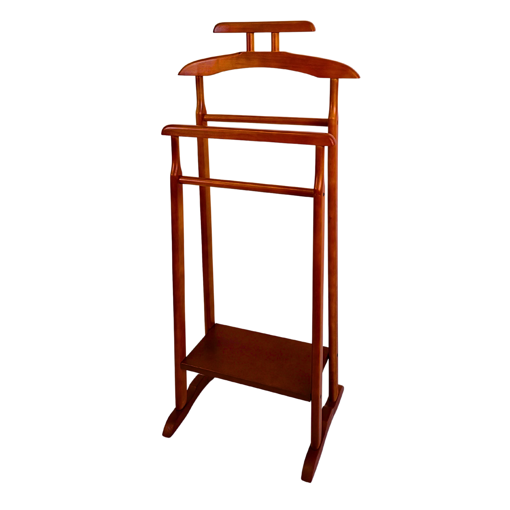 Вешалка напольная ДУОС двойная Орех светлый