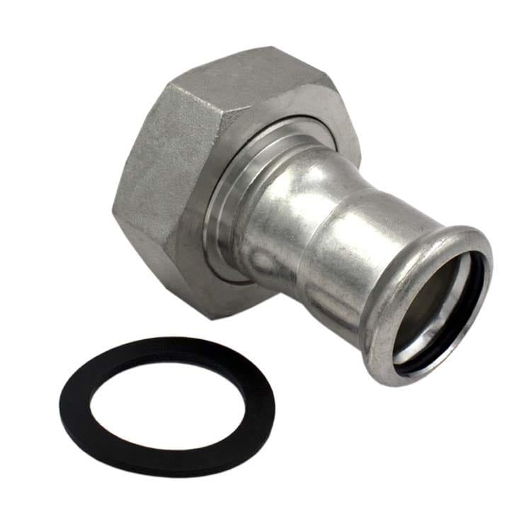 Пресс-разборное соединение нержавеющее Raccorderie Metalliche Inoxpres 28x1" В (183028012)