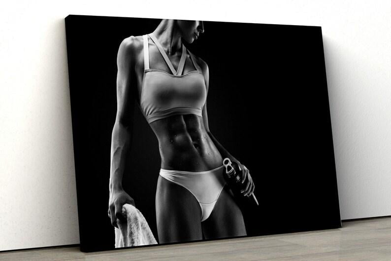 Картина на холсте KIL Art Спортивная девушка 122x81 см (83)