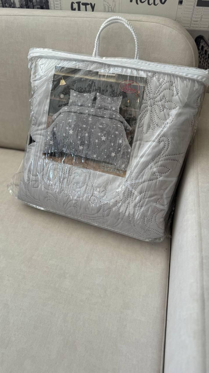 Ковдра літня бавовняна гіпоалергенна стьобана з наволочками 200х220 см (П4К-5106) - фото 2 Ковдра літня бавовняна гіпоалергенна стьобана з наволочками 200х220 см (П4К-5106) - фото 2