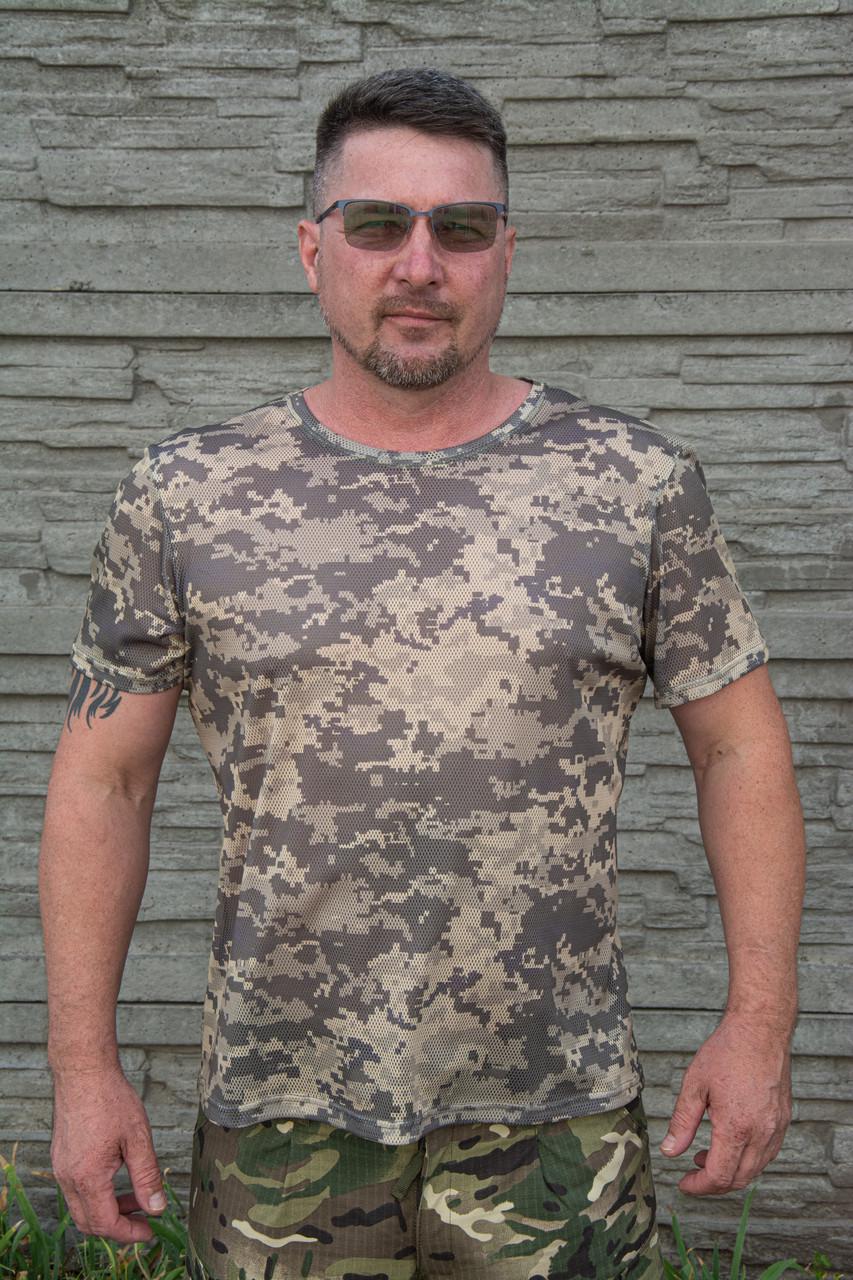 Футболка КІРАСА 425-3 из трикотажной сетки XL Пиксель