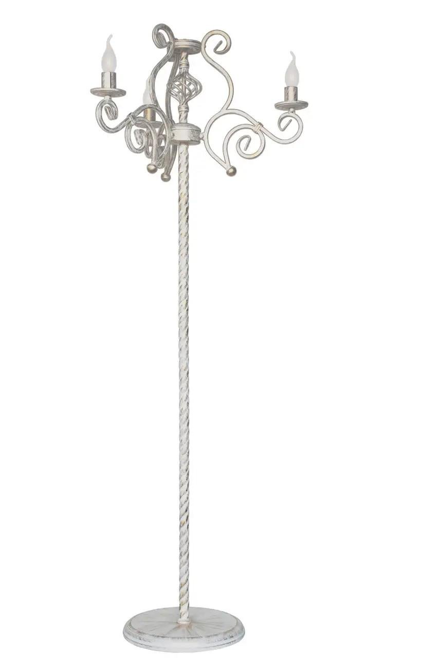 Торшер металлический ручной ковки Екатерина на 3 лампы лофт/винтаж эффект свечи Е 14 (ВЕРС3БЕЛ) Торшер металлический ручной ковки Екатерина на 3 лампы лофт/винтаж эффект свечи Е 14 (ВЕРС3БЕЛ)