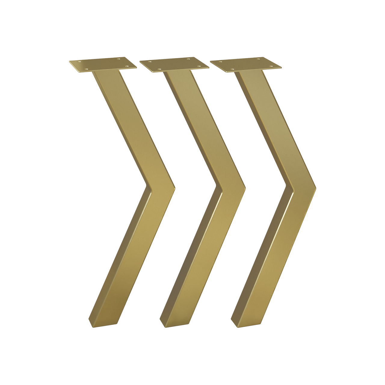 Комплект ножек для журнального стола из металла Scandi 450 мм 3 шт. Золотой (1114) - фото 8 Комплект ножек для журнального стола из металла Scandi 450 мм 3 шт. Золотой (1114) - фото 8