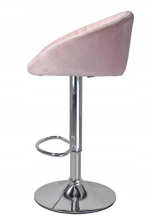 Барний стілець JS Stillo Рожевий - фото 6