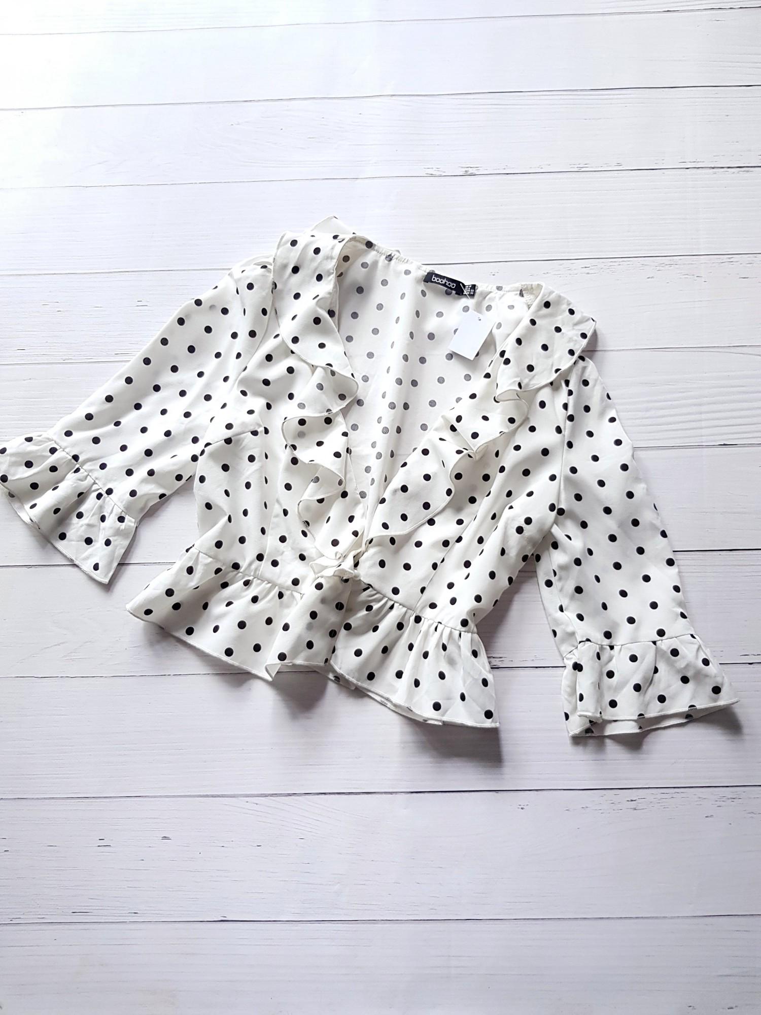 Блуза укороченная Boohoo M Белый (10268/44) - фото 3 Блуза укороченная Boohoo M Белый (10268/44) - фото 3