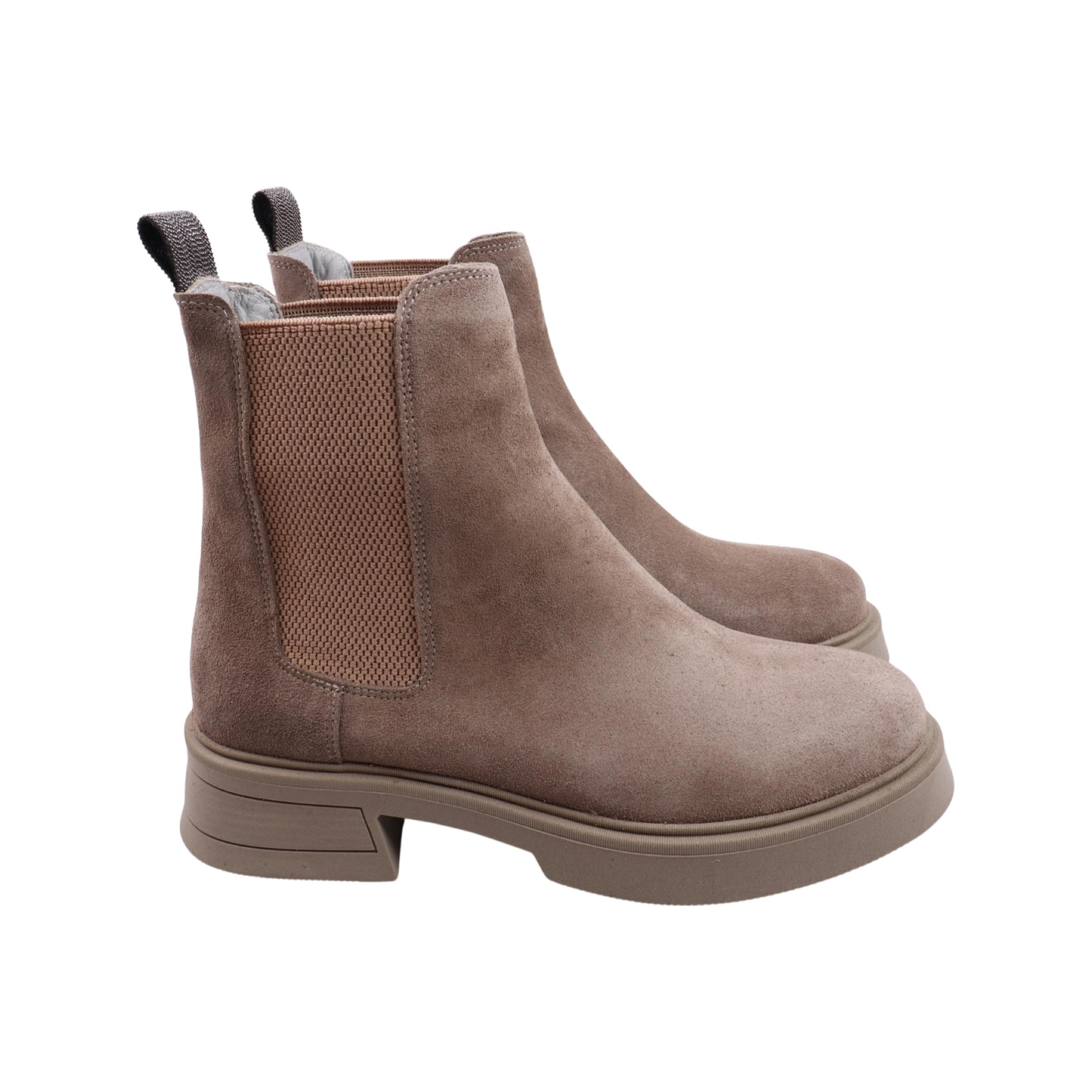 Ботинки женские Tucino натуральная замша р. 38 Бежевый (593-23DHC)