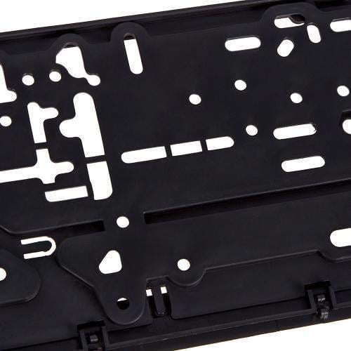 Рамка номера пластик у кульку Чорний - фото 2