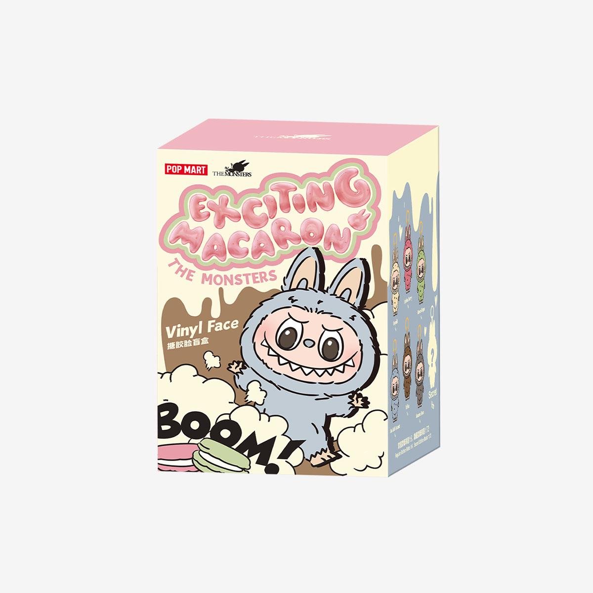 Мягкая игрушка-сюрприз POP MART Labubu Vinil Face THE MONSTERS Exciting MacaronV в закрытой коробке (lb02)