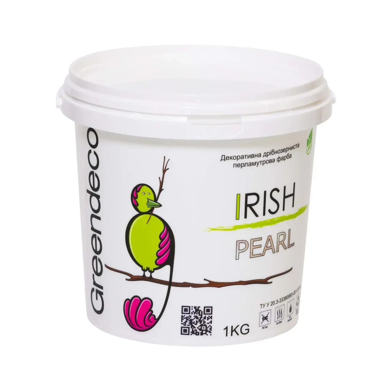 Краска декоративная Greendeco Irish Perl 1 кг