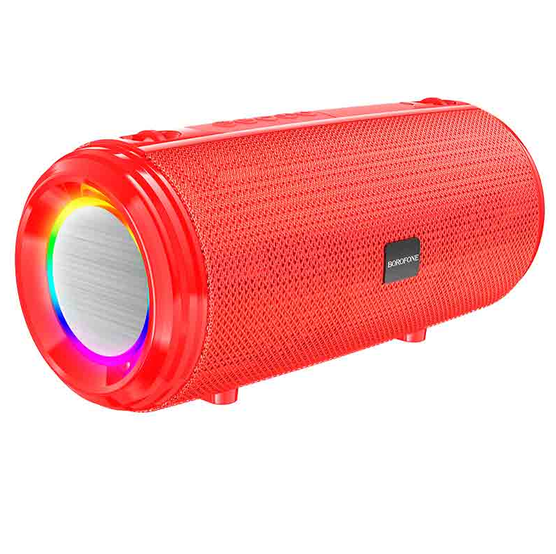 Портативна Bluetooth колонка BOROFONE BR13 Young sports 1200мAг 10Вт LED peacock red Портативна Bluetooth колонка BOROFONE BR13 Young sports 1200мAг 10Вт LED peacock red