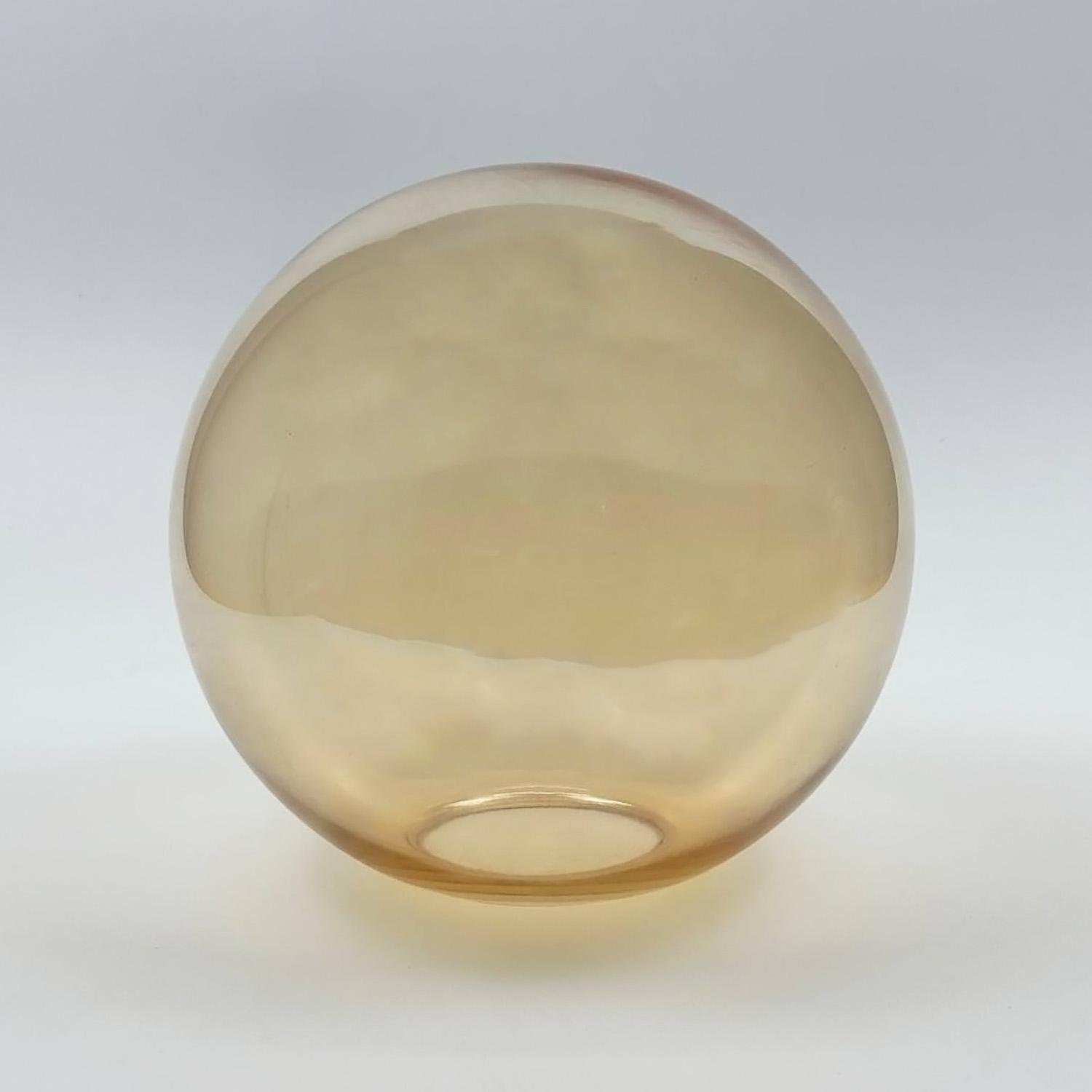 Плафон стеклянный Premium Bubble шар 200 мм Бронза - фото 6 Плафон стеклянный Premium Bubble шар 200 мм Бронза - фото 6