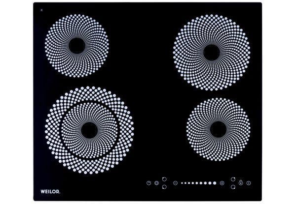 Варильна поверхня електрична WEILOR WHC 651 Black (1014657)