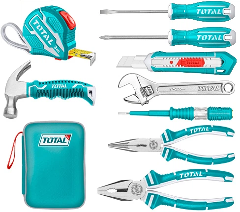 Набор ручного инструмента TOTAL THKTHP90097 9 шт. (THKTHP90097)