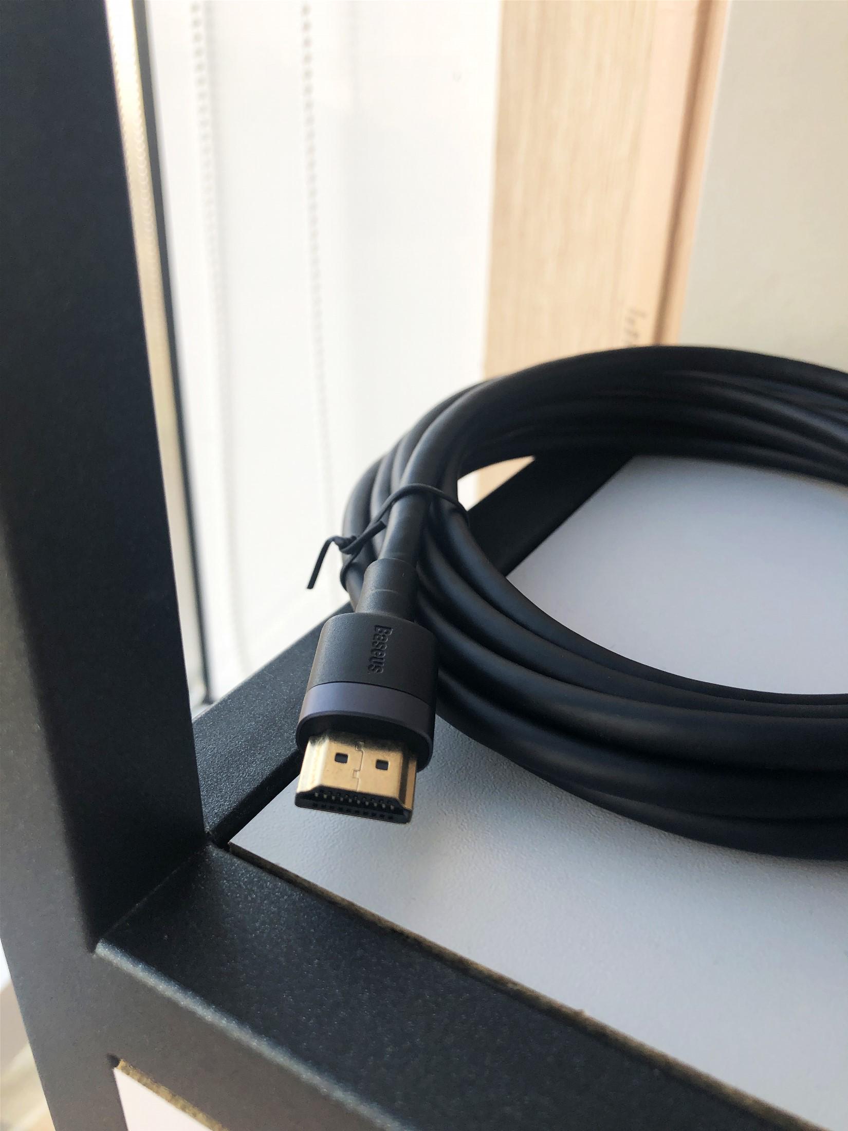 Кабель BASEUS 4KHDMI Male To 4KHDMI Male Cafule 5M HDMI2.0 CAlDKLF-H01 Black (536473) - фото 5 Кабель BASEUS 4KHDMI Male To 4KHDMI Male Cafule 5M HDMI2.0 CAlDKLF-H01 Black (536473) - фото 5