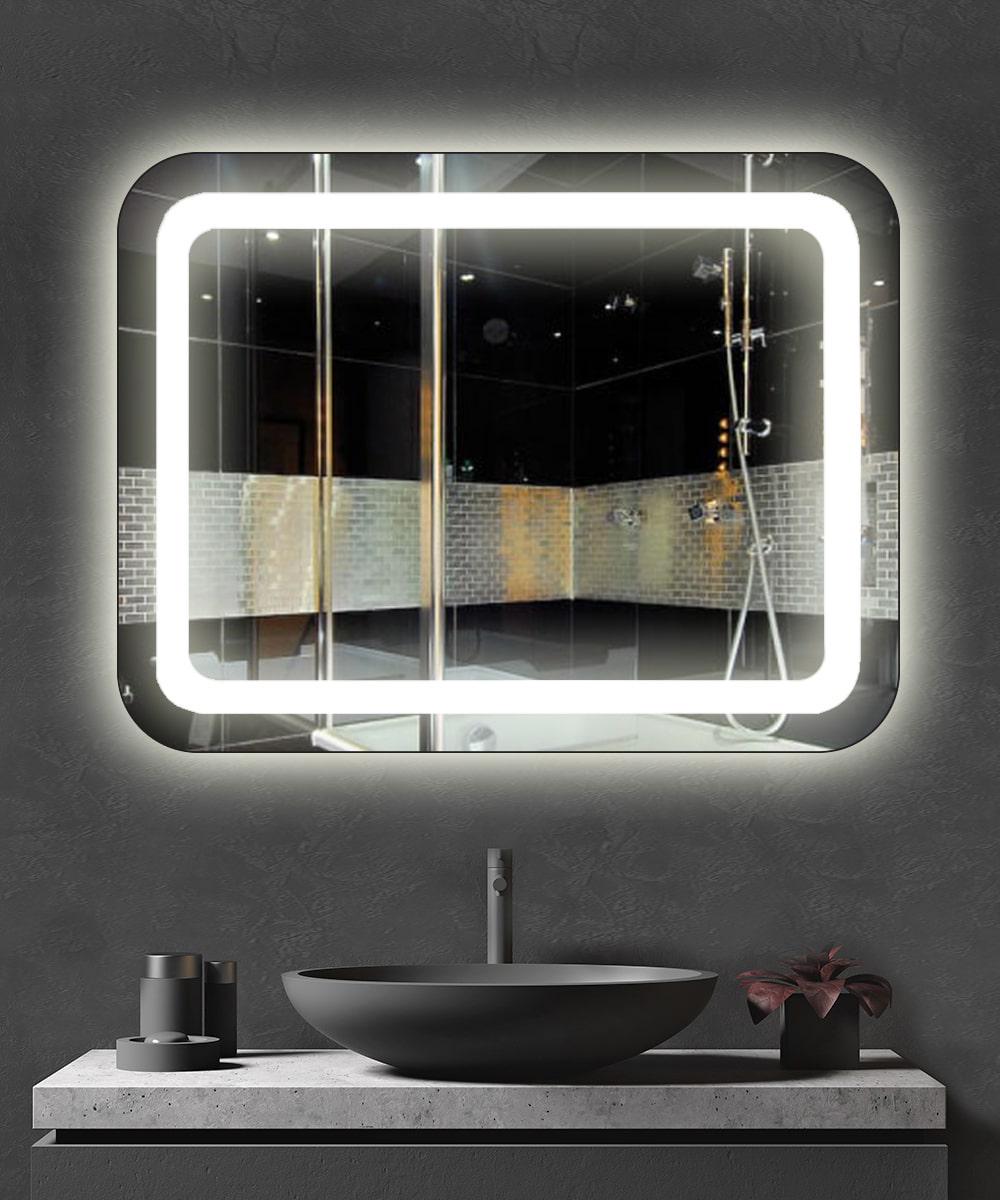 Зеркало Экватор ML-35 с фоновой и передней 3D подсветкой LED 70x50 см - фото 3 Зеркало Экватор ML-35 с фоновой и передней 3D подсветкой LED 70x50 см - фото 3