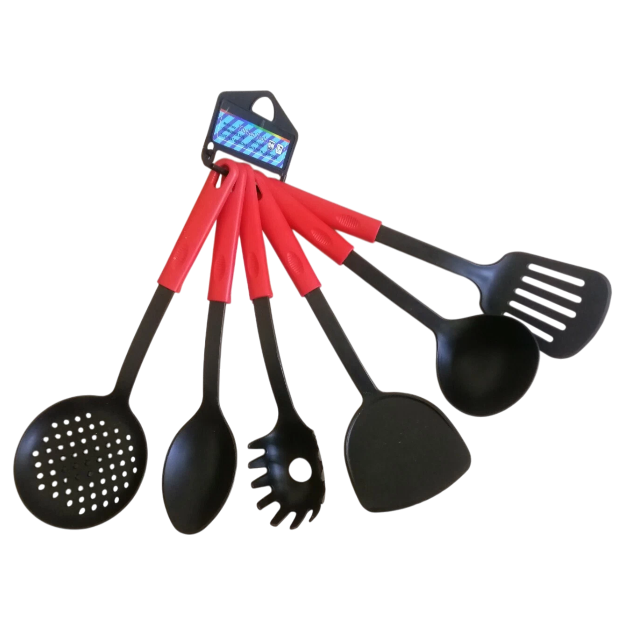 Набор кухонных лопаток Kitchen Tools 12913 6 предметов Black (12913)