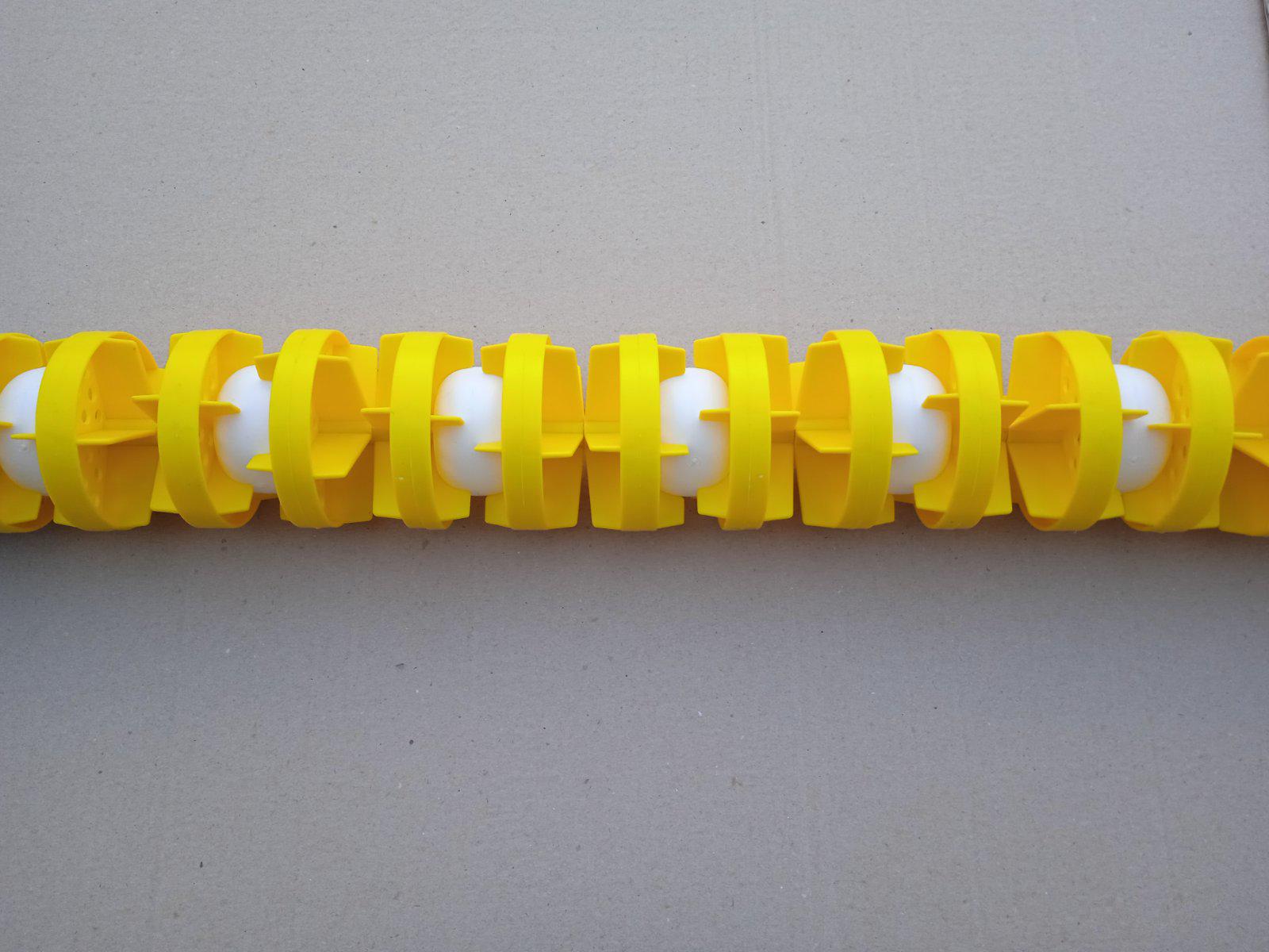 Дорожка разграничительная PG со шнурком и крючком 148 мм 25 м Синий/Желтый/Красный (PG-14531-1) - фото 5