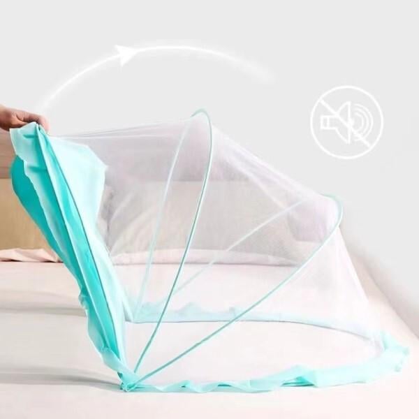 Москитная сетка для детей L00153-2 до 3 лет 125х65х65 см Бирюзовый (L00153-2) - фото 3 Москитная сетка для детей L00153-2 до 3 лет 125х65х65 см Бирюзовый (L00153-2) - фото 3