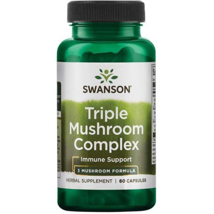 Комплекс грибов Swanson Triple Mushroom Complex 60 caps