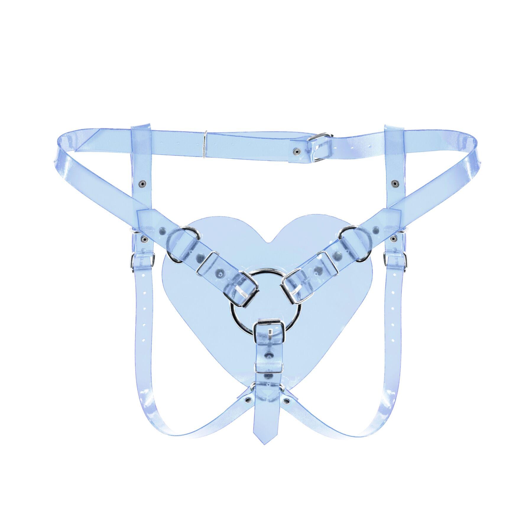 Трусики для страпону Feral Feelings Hearts Strap-on Belt Trasparent (SO9313)