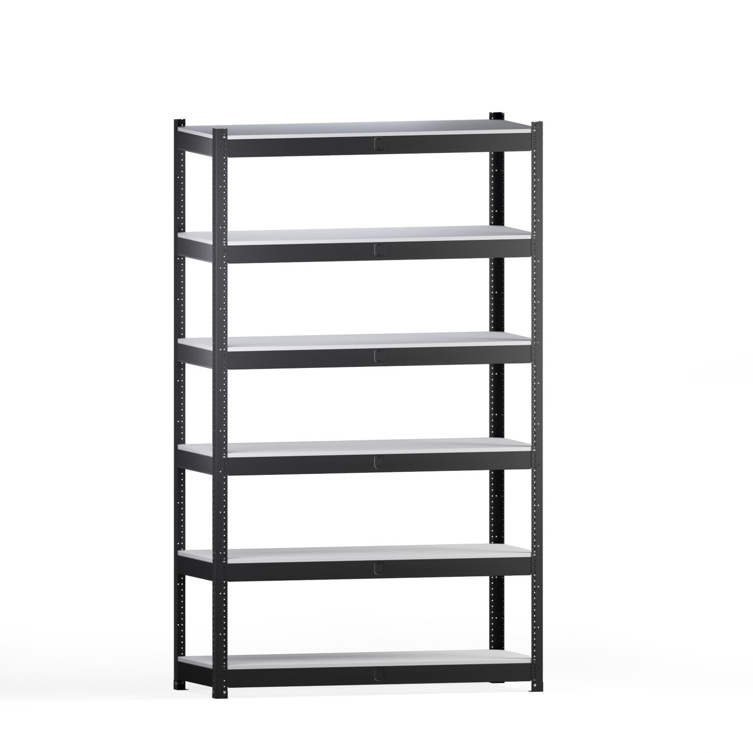 Стеллаж металлический покрашенный ЧК-400 6 полок из ламинированного ДСП 2500х1440х700 мм (5745)