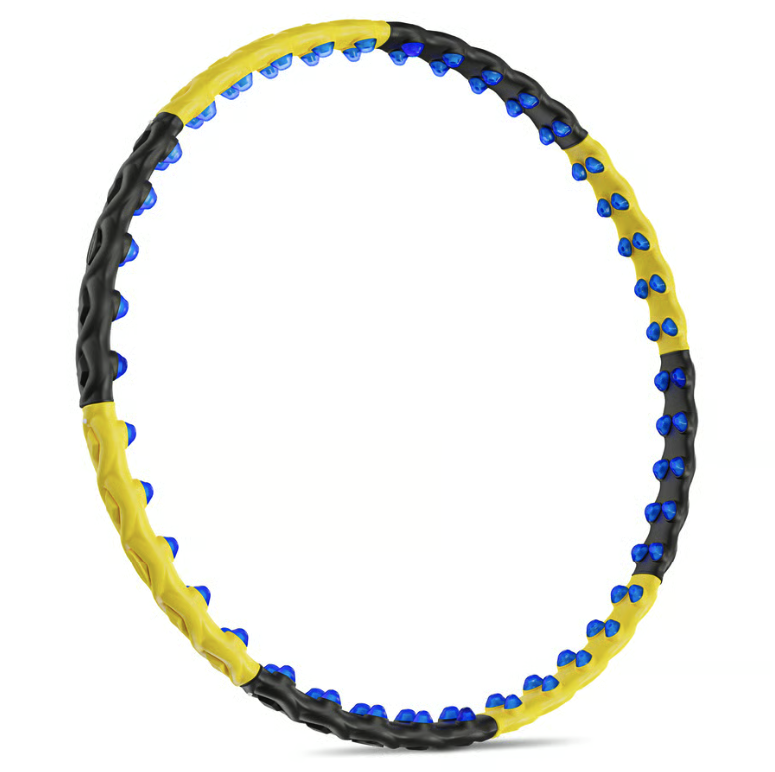 Хулахуп Hop-Sport HS-080HH с массажером 110 см Черно-желтый (4940) Хулахуп Hop-Sport HS-080HH с массажером 110 см Черно-желтый (4940)