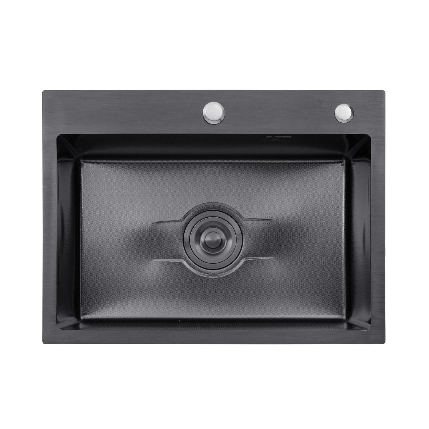 Мойка для кухни Kroner KRP Derby PVD 2,5/0,5 мм (5843HM)