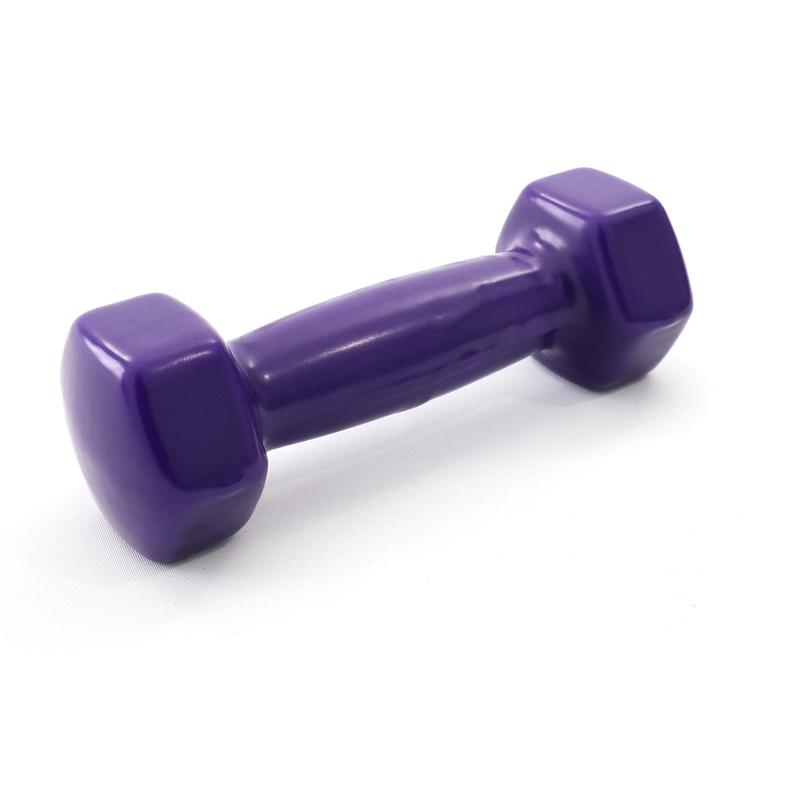 Гантель для фитнеса OSPORT FI-0105-2 Profi 1 кг Фиолетовый