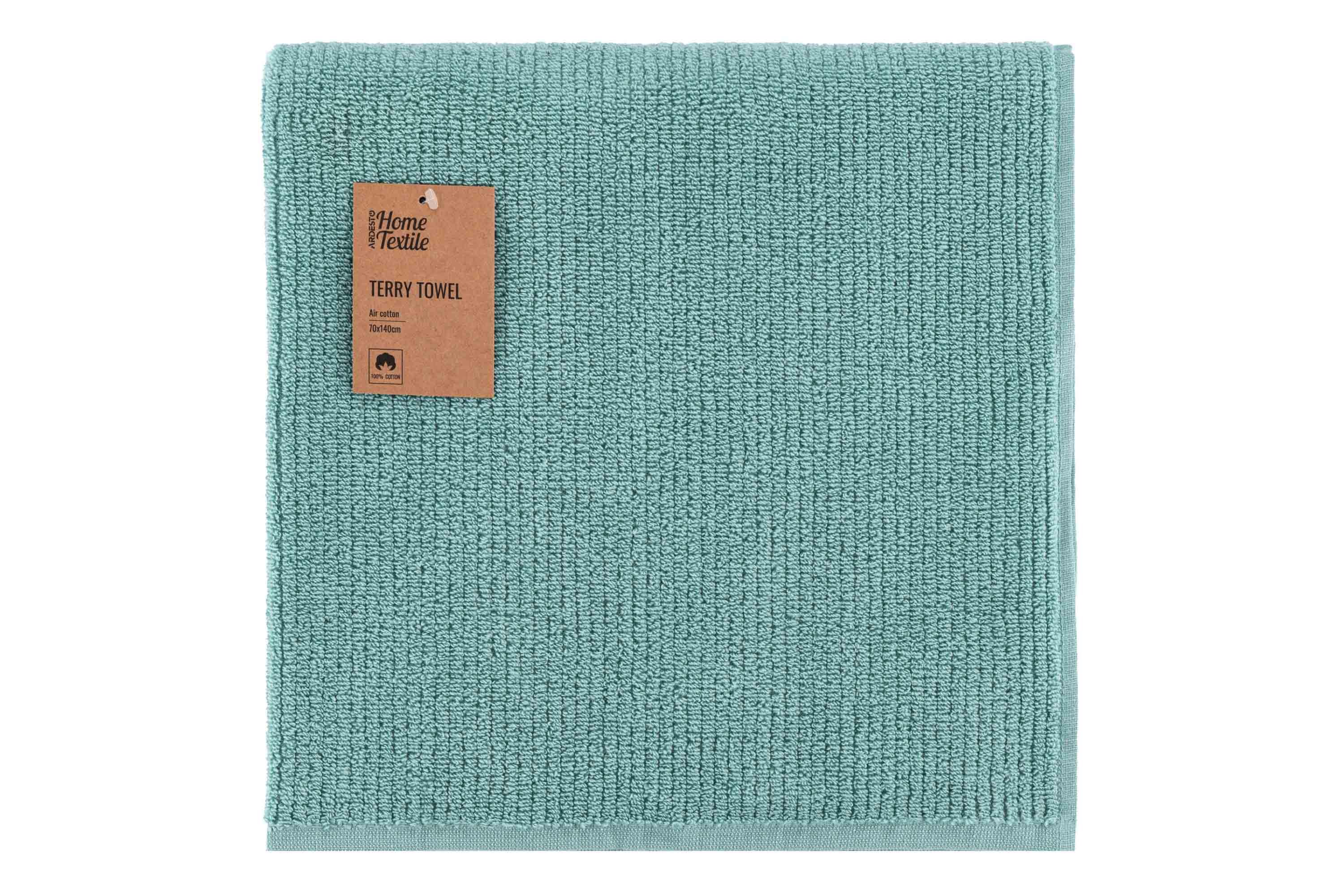 Полотенце махровое Ardesto Air 70х140 см Бирюзовый (ART2170SA) - фото 1 Полотенце махровое Ardesto Air 70х140 см Бирюзовый (ART2170SA) - фото 1