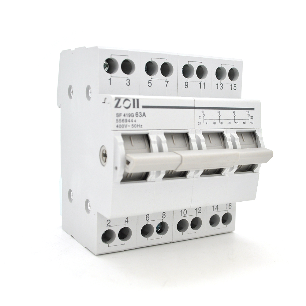 Автоматический переключатель VOLTRONIC SF219G-4P-63A с общим выходом 2-положения (YUT_V111275)