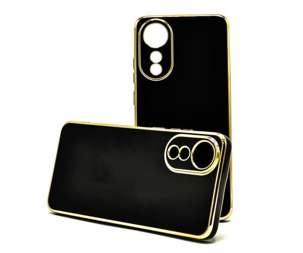 Чохол накладка Silicone Adds 6D для Oppo A78 4G Чорний