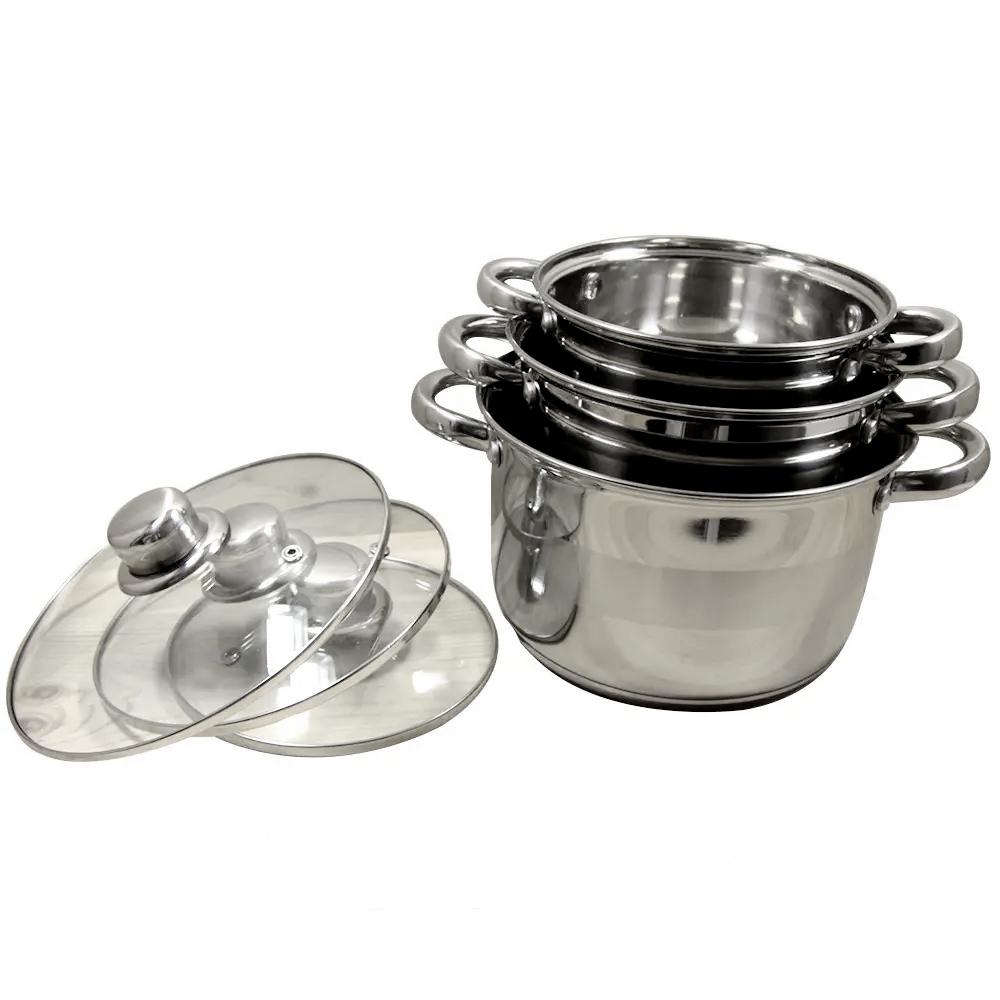 Набор кастрюль с сотейником A-Plus с антипригарным покрытием 10 пр. - фото 5 Набор кастрюль с сотейником A-Plus с антипригарным покрытием 10 пр. - фото 5