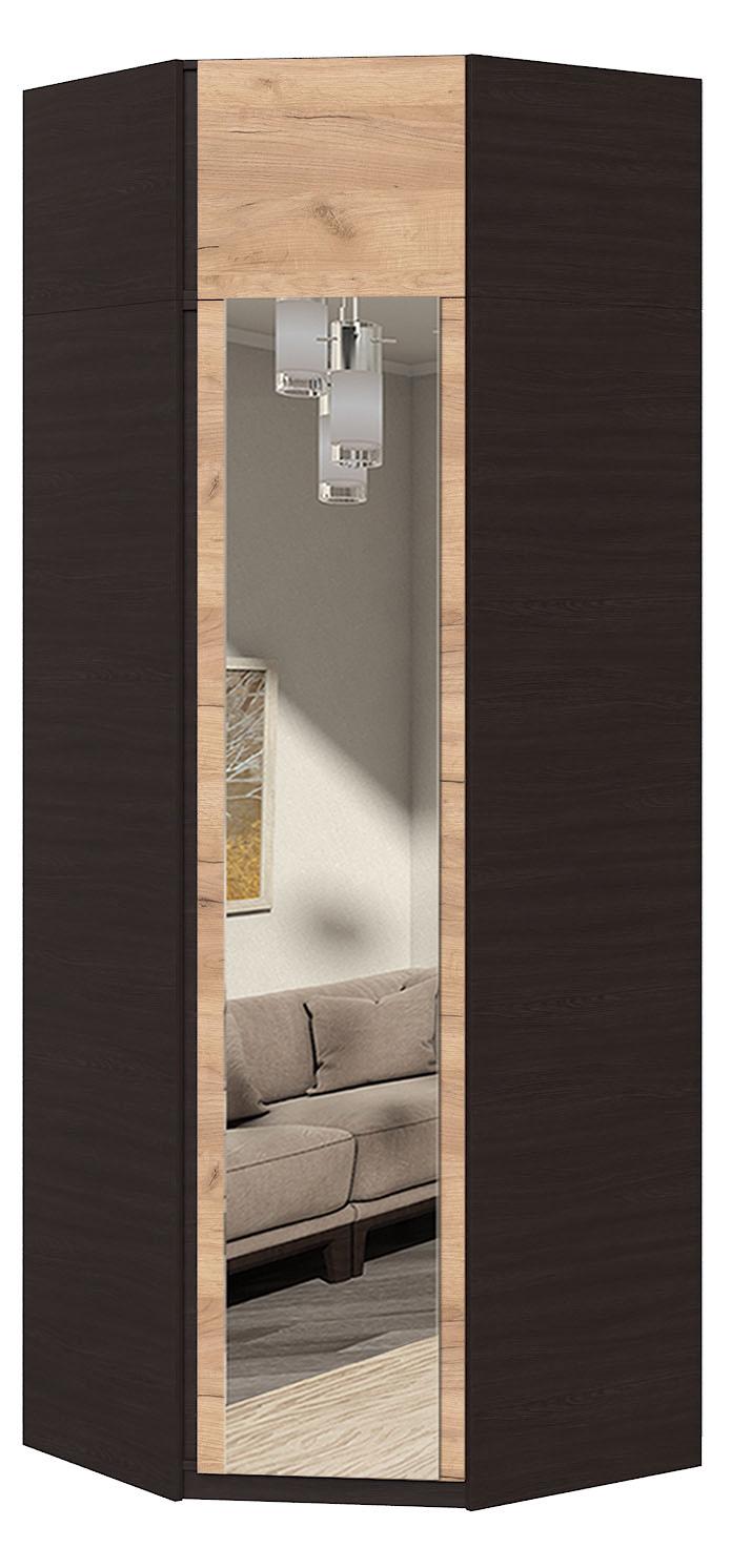 Шафа кутова у передпокій Майстер Форм Брайт 850х520х2400 мм Венге магія/Дуб крафт золотий (32277) - фото 1 Шафа кутова у передпокій Майстер Форм Брайт 850х520х2400 мм Венге магія/Дуб крафт золотий (32277) - фото 1
