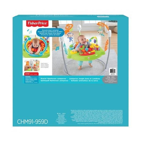 Прыгунки Fisher Price Тропический лес (CHM91) - фото 6 Прыгунки Fisher Price Тропический лес (CHM91) - фото 6