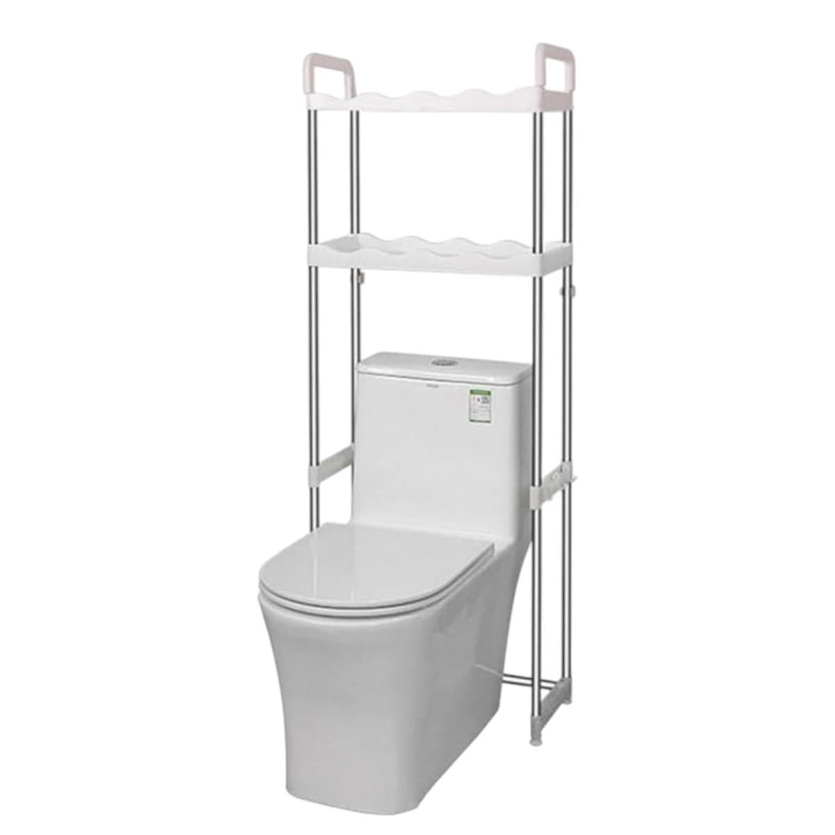 Полка стеллаж напольная над унитазом Toilet Rack 50,5х24,5х139,5 см (398 TR)