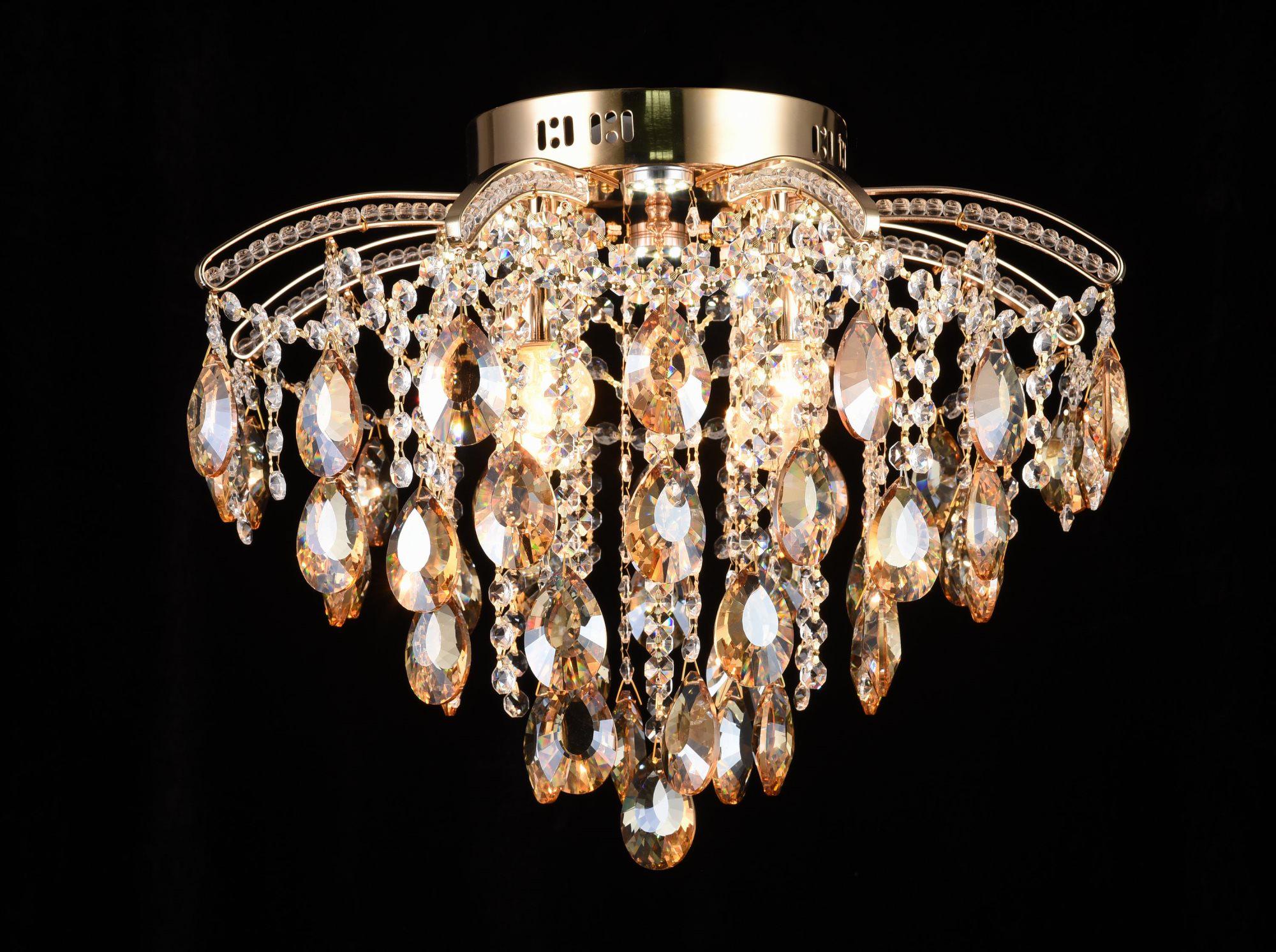 Люстра хрустальная Sirius B E1744/4+4 со светодиодной подсветкой на 4 лампочки (000024685)