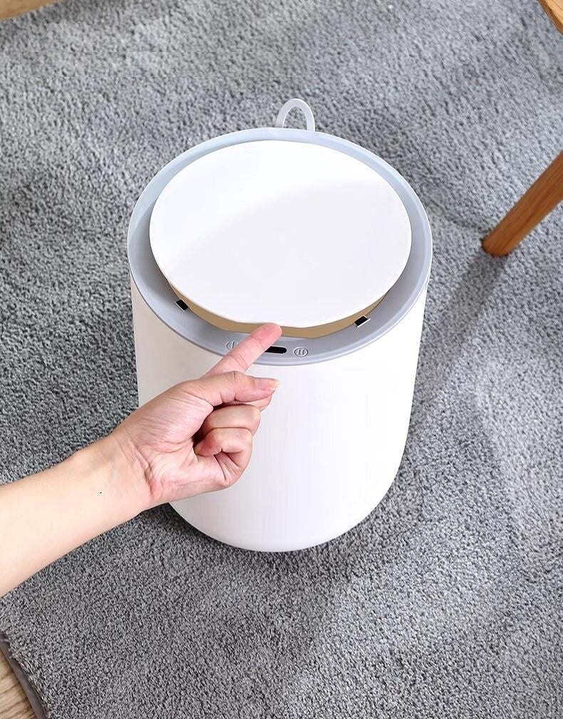 Відро для сміття сенсорне JAH Waterproof кругле 8 л Білий - фото 9