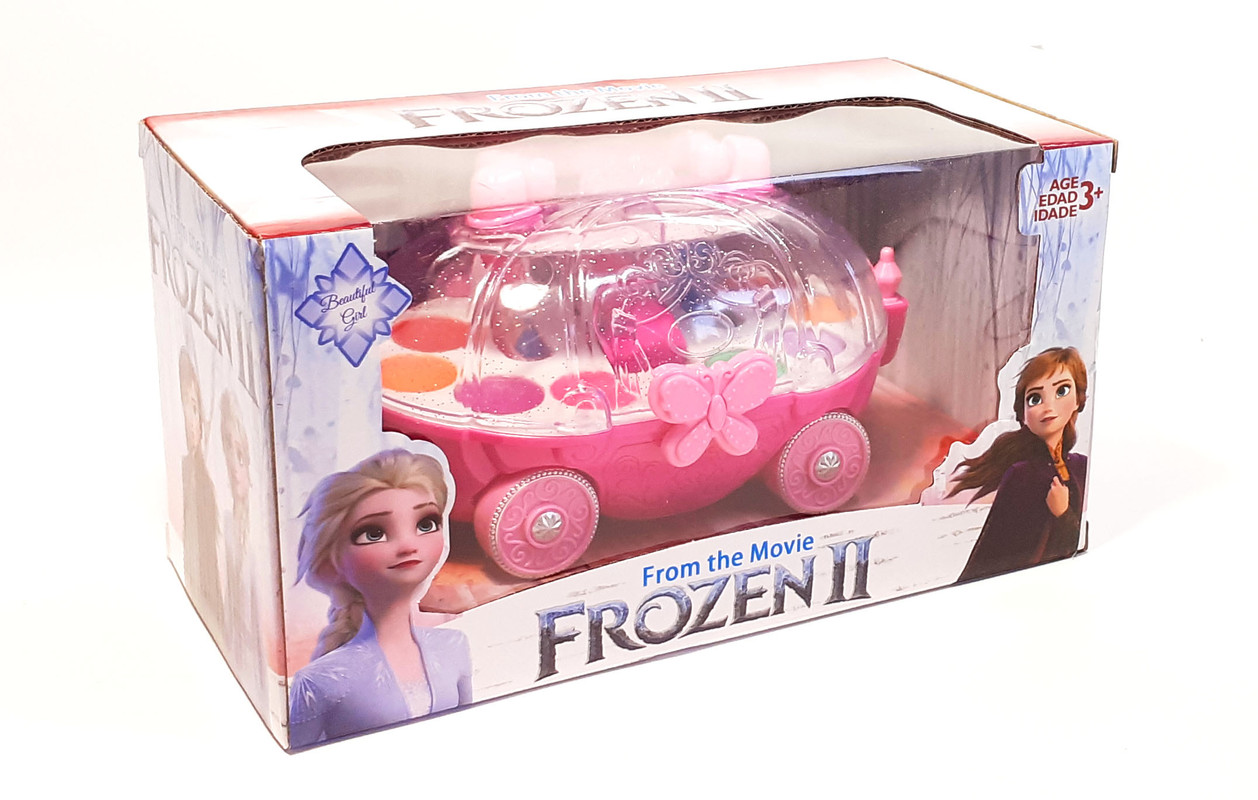 Набор детской косметики Beautiful Girl Frozen ll в форме сокровищницы Розовый - фото 8