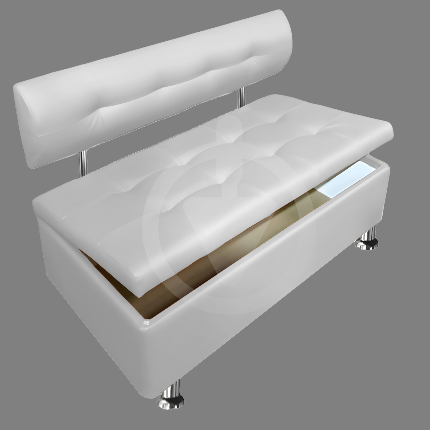 Диван офісний з нішою AVVS для очікування/прийомної 150 см з ніжками 14 см Білий (25808445) - фото 2 Диван офісний з нішою AVVS для очікування/прийомної 150 см з ніжками 14 см Білий (25808445) - фото 2