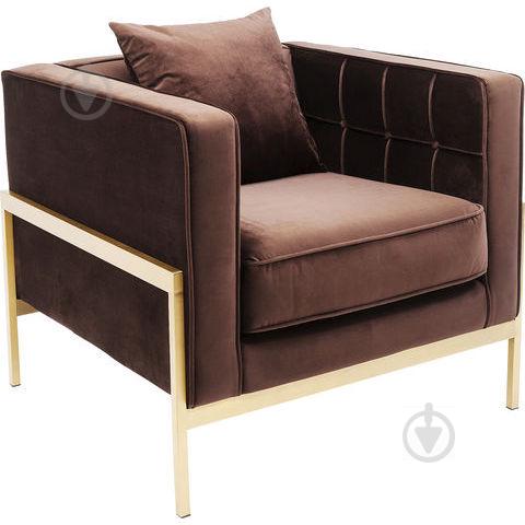 Мягкое кресло на металлическом каркасе JecksonLoft Непа Коричневый 0170