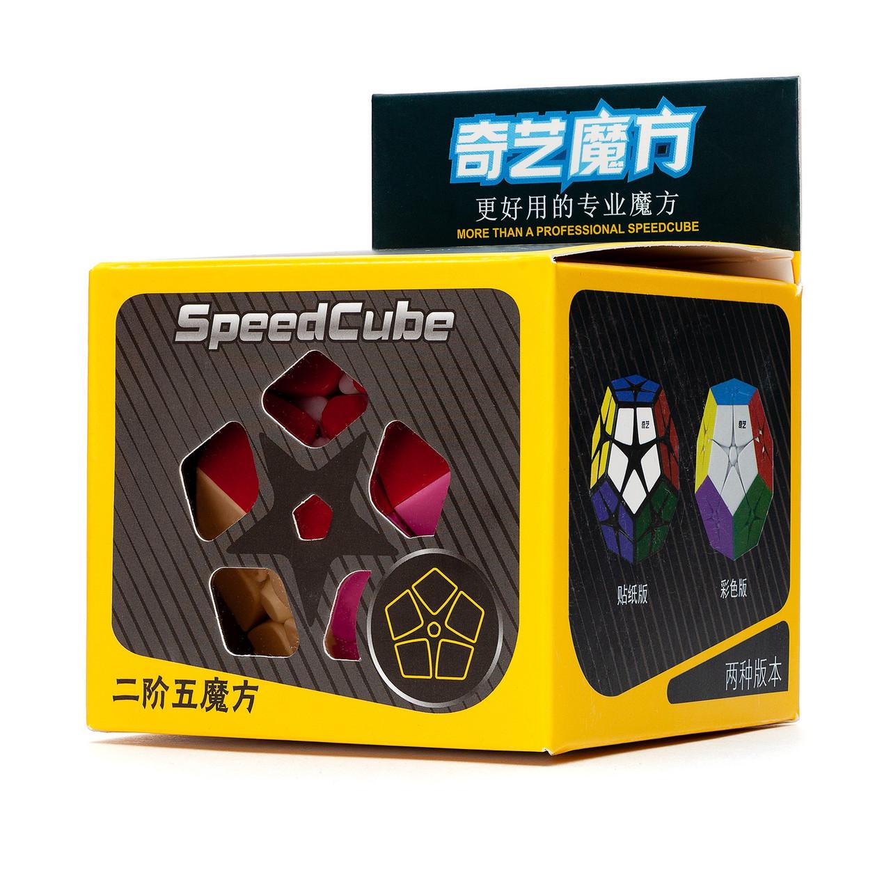 ᐉ Головоломка кубик QiYi Kilominx 2х2 Megaminx Black без наклеек