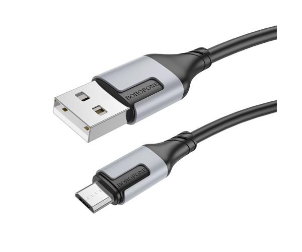 Кабель USB Borofone BX101 Creator Micro 2,4A 1 м Black Кабель USB Borofone BX101 Creator Micro 2,4A 1 м Black